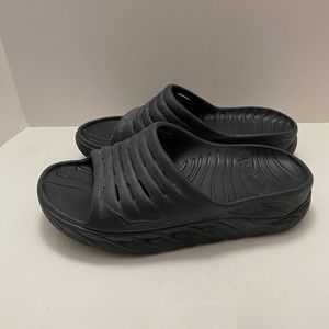 Hoka One One Women's Black Slide Sandals